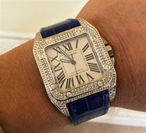 ladies cartier watch with diamonds|ladies watch with loose diamonds.